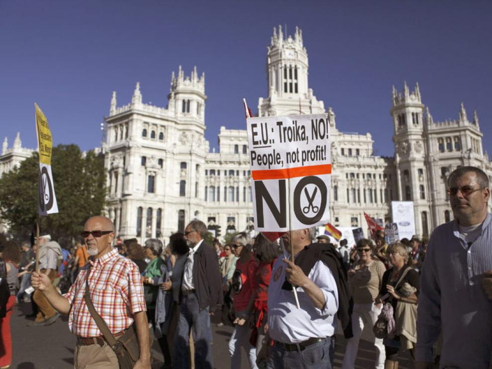 Manifestación de Marea Ciudadana en Madrid
