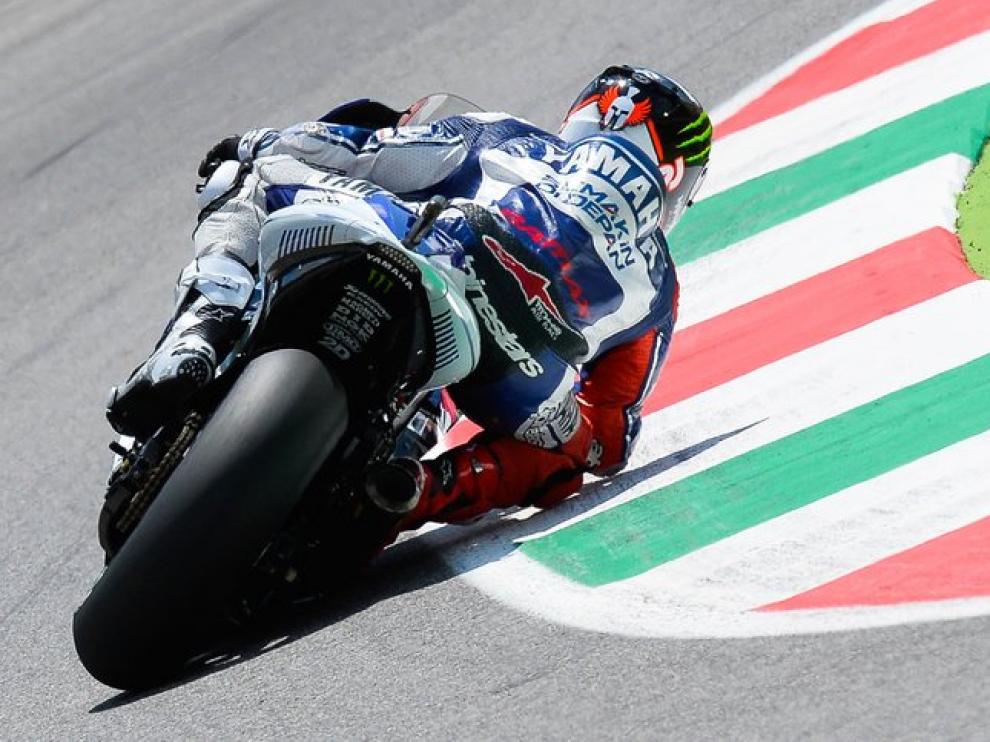 Jorge Lorenzo, durante la carrera