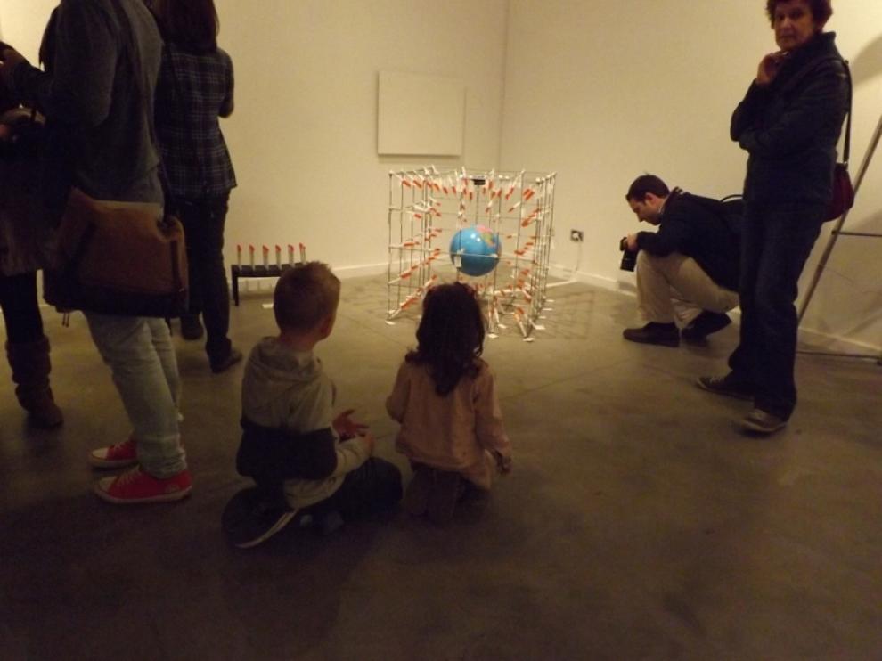 La exposición Microvisual se pudo ver en el Centro Cultural del Matadero.