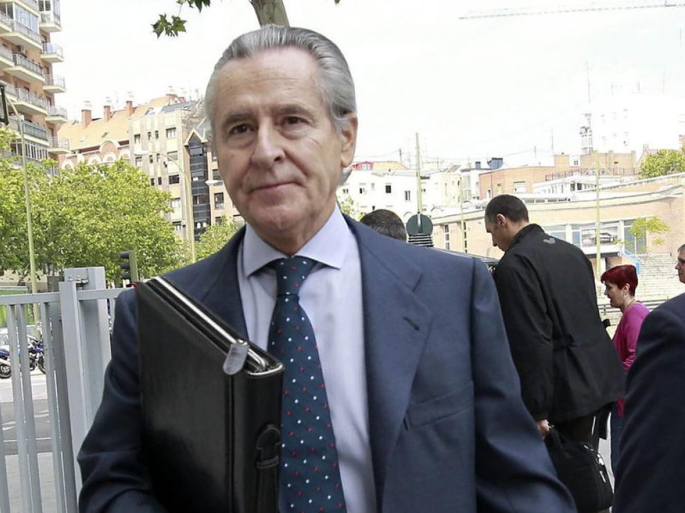 Miguel Blesa, a su llegada a los juzgados