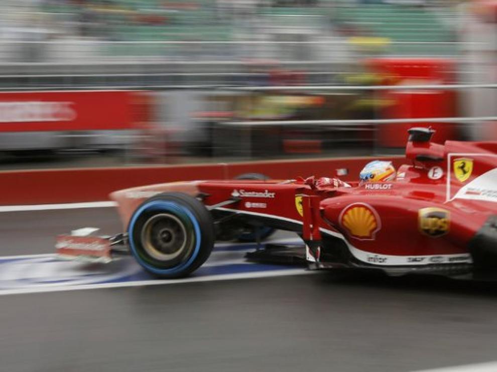 Fernando Alonso, en los entrenamientos de Montreal
