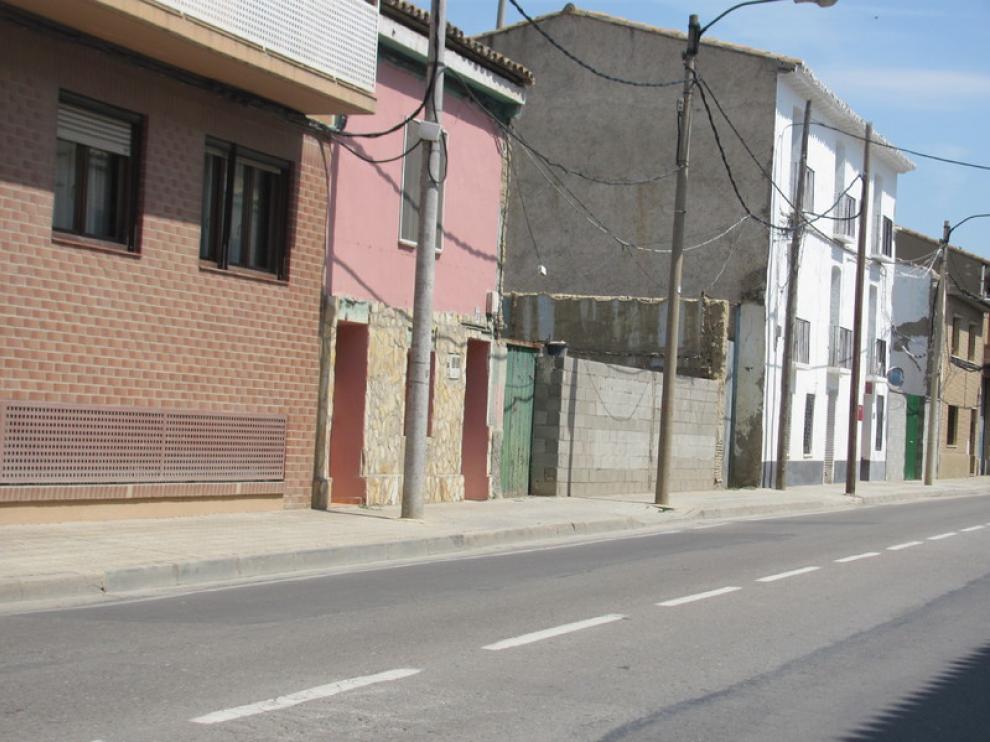 Imagen del trazado de la avenida de Montañana