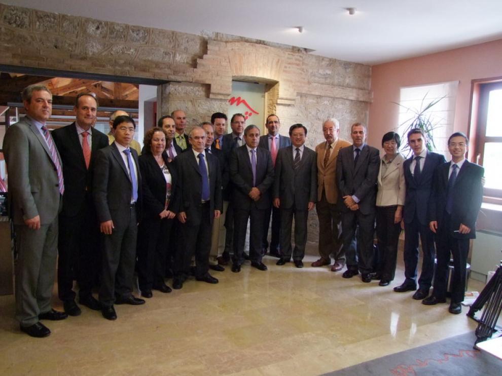 El Embajador Chino en El Somontano