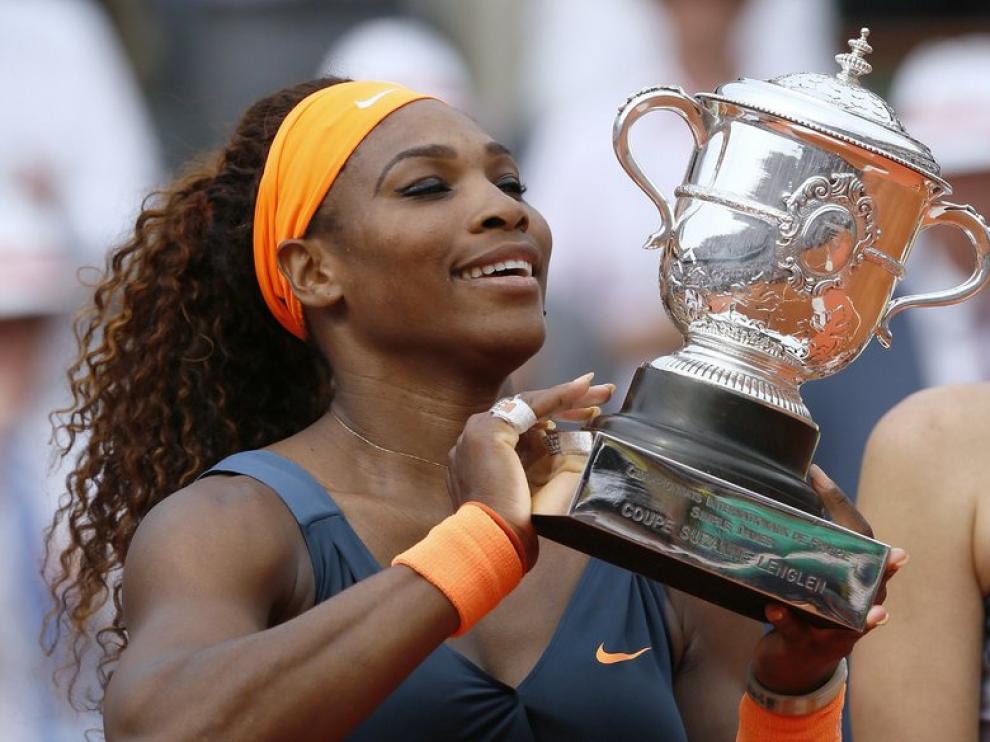 Serena Williams tras ganar el torneo.