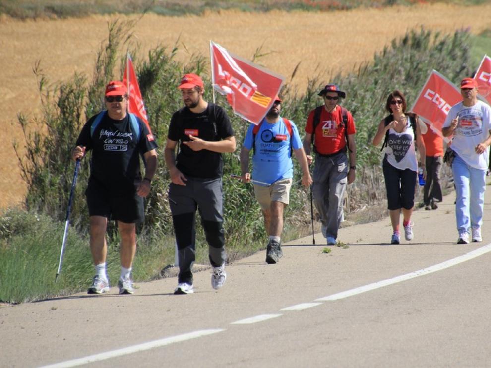 Marcha de Huesca a Almudévar