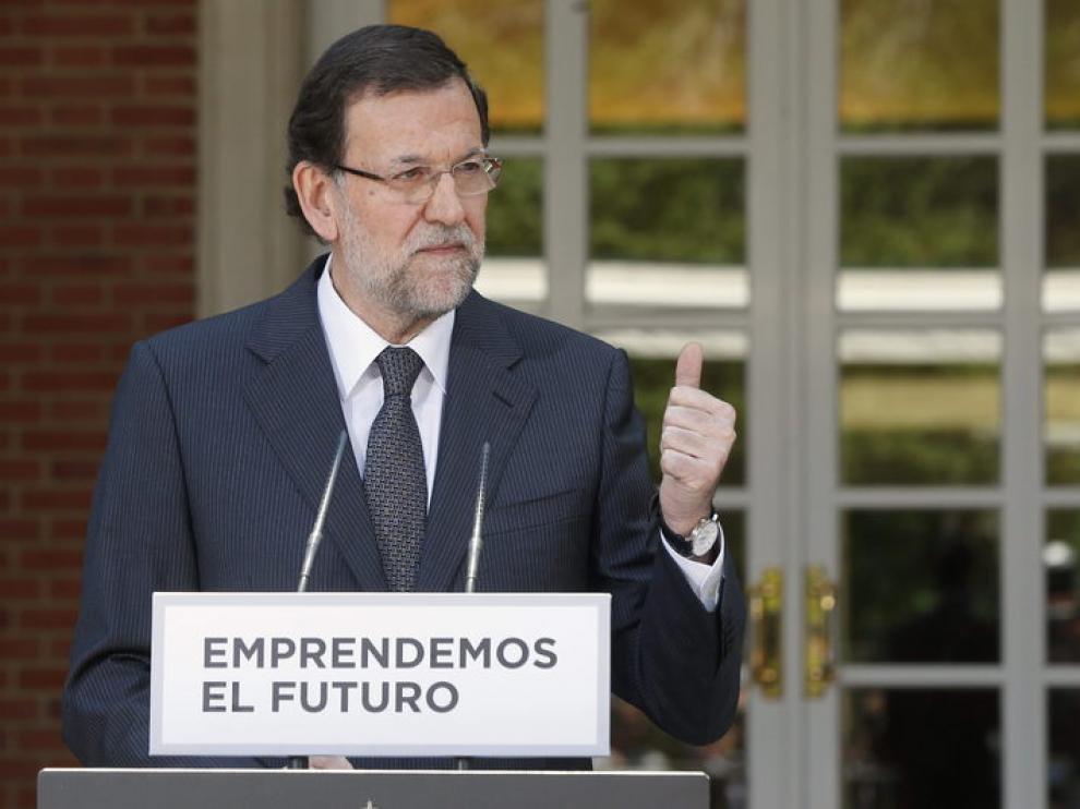 El presidente del Gobierno, Mariano Rajoy