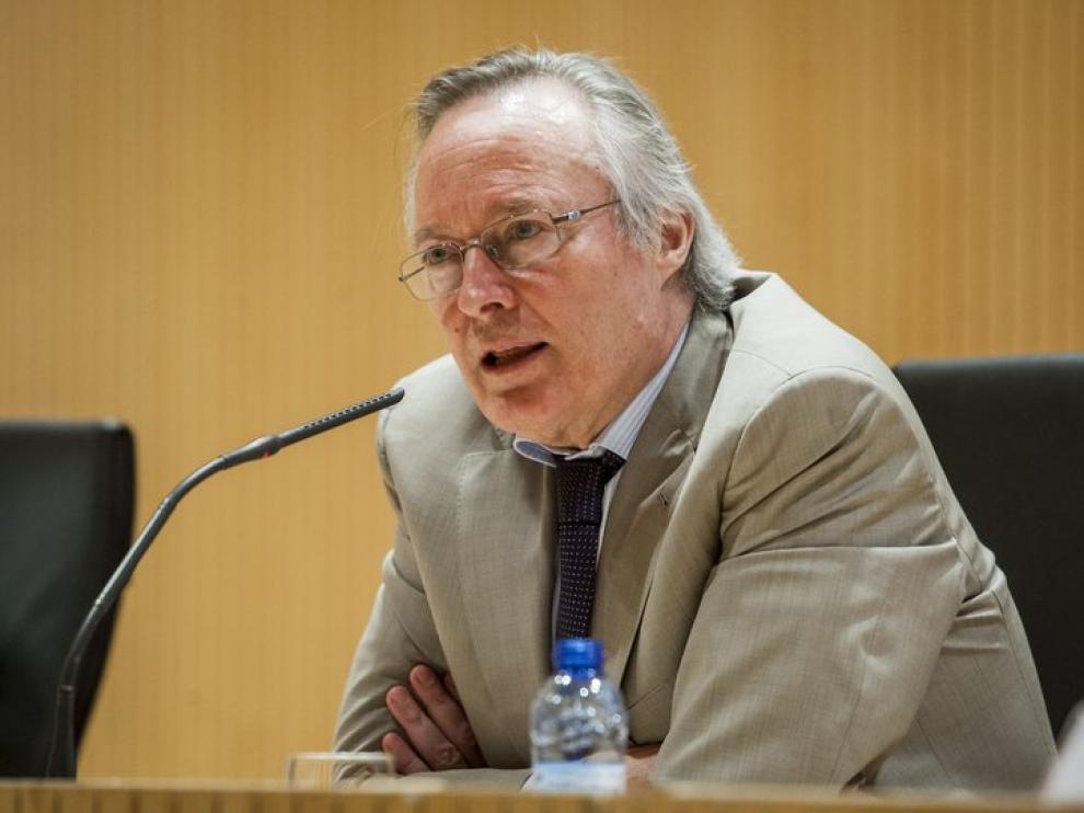 El economista y exministro Josep Piqué estuvo este miércoles en Zaragoza