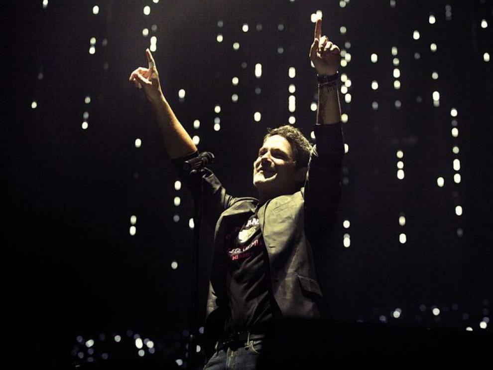 Alejandro Sanz, durante un concierto