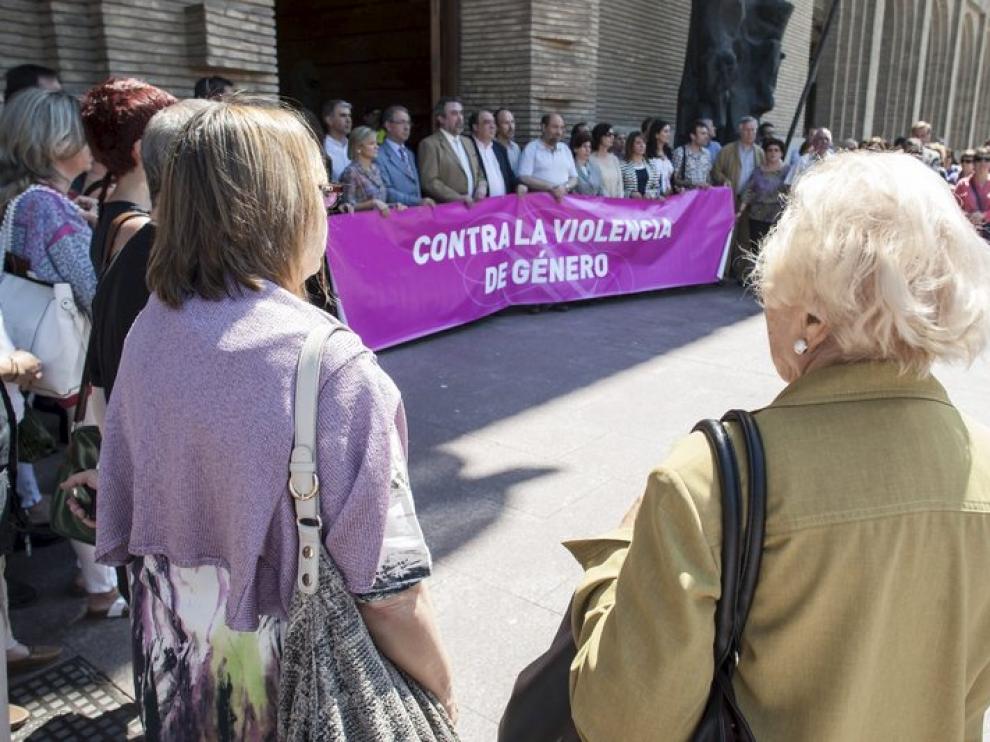 Concentración contra la violencia de género