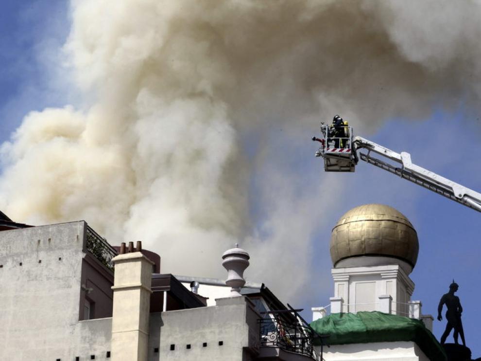 Incendio en el Teatro Alcázar