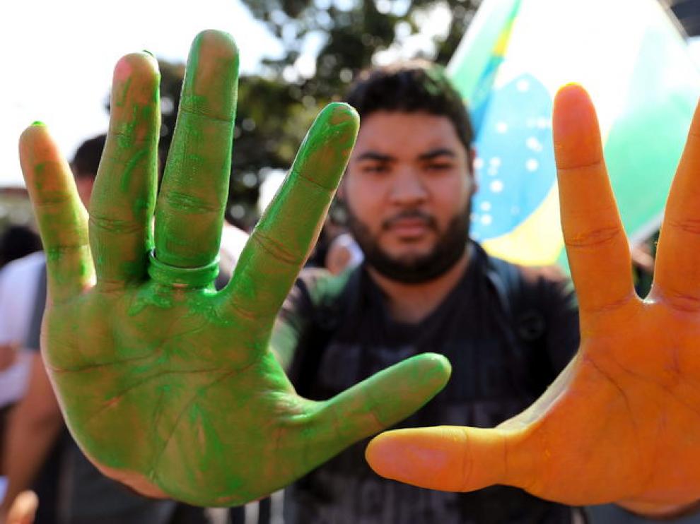 Nueva manifestación durante la Copa Confederaciones