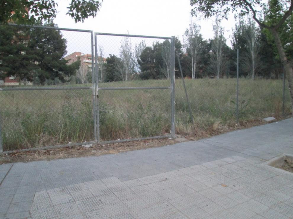 El solar del proyecto de Patricia.