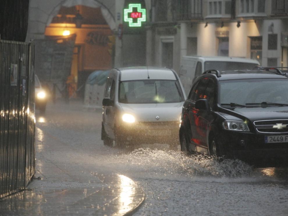 Tormenta en Huesca