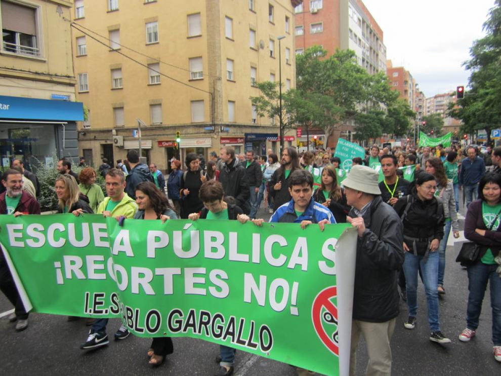 Nueva jornada de huelga entre el profesorado