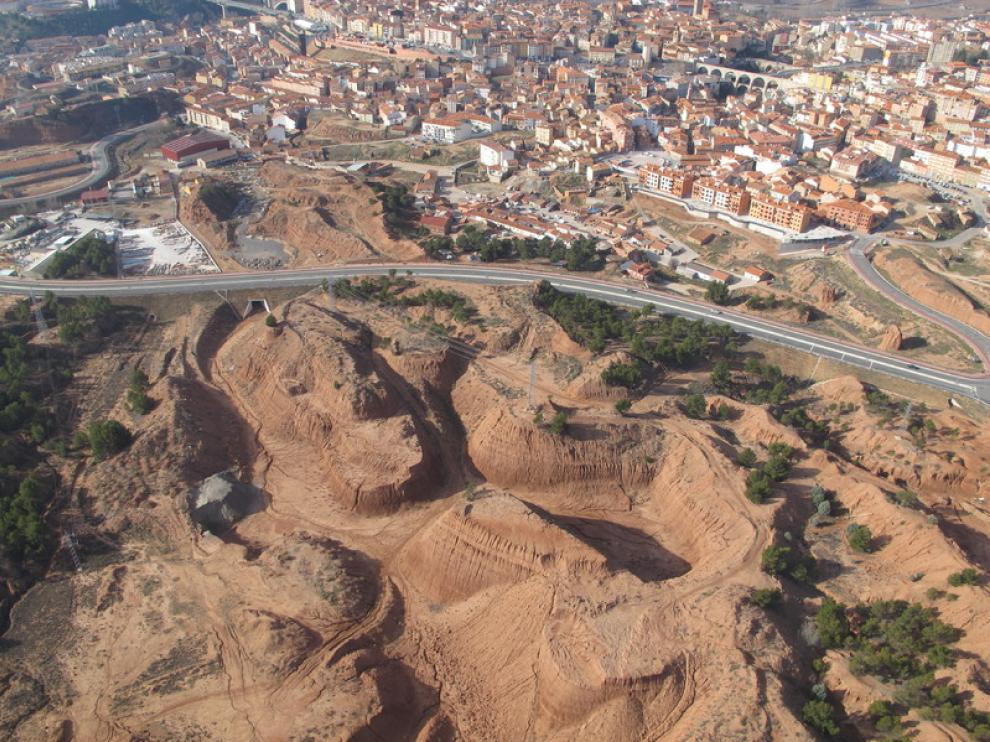 Área natural de Las Arcillas en Teruel