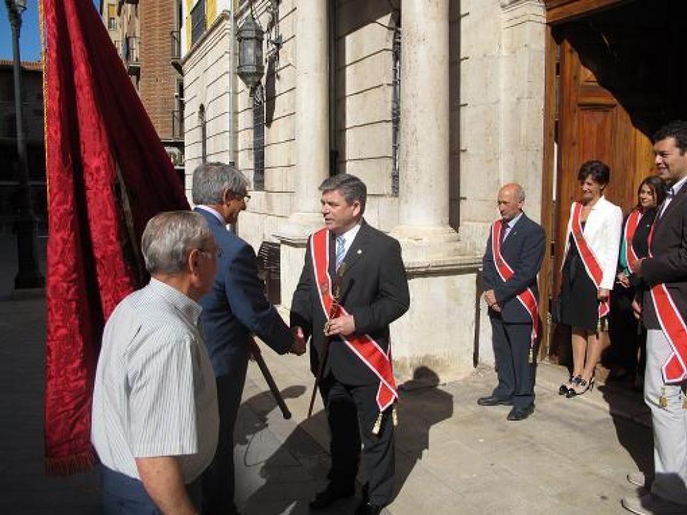 La Comunidad de Regantes de Teruel ha celebrado este miércoles la festividad de San Lamberto con la tradicional procesión y misa en la iglesia de Santa Teresa.
