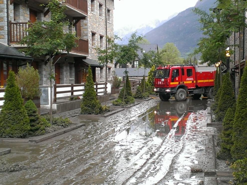 Aragón, en alerta por las intensas lluvias