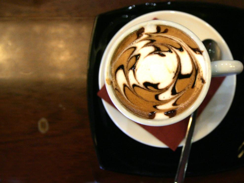 Un café elaborado en el Campeonato de Aragón de Baristas
