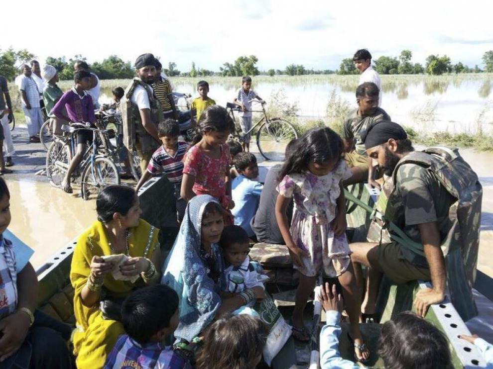 Inundación en la India
