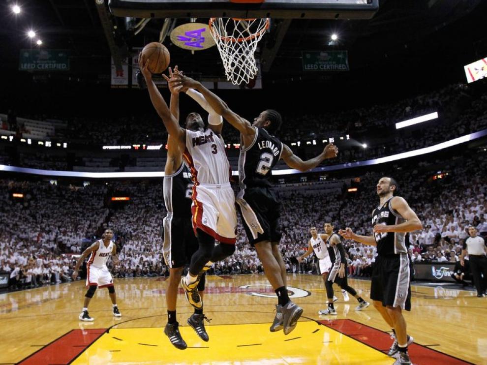 Encuentro entre los Heat de Miami y los Spurs de San Antonio