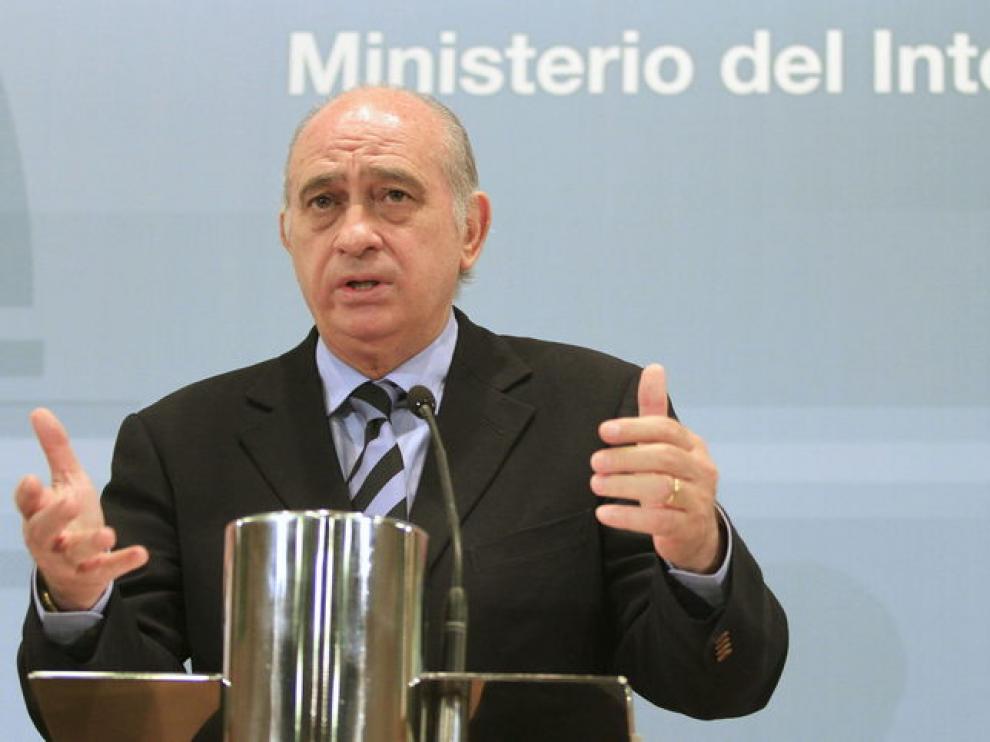 El ministro de Interior, Jorge Fernández Díaz