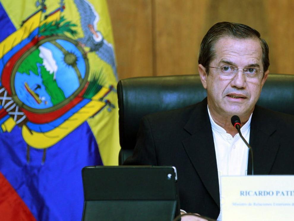 El canciller de Ecuador, Ricardo Patiño