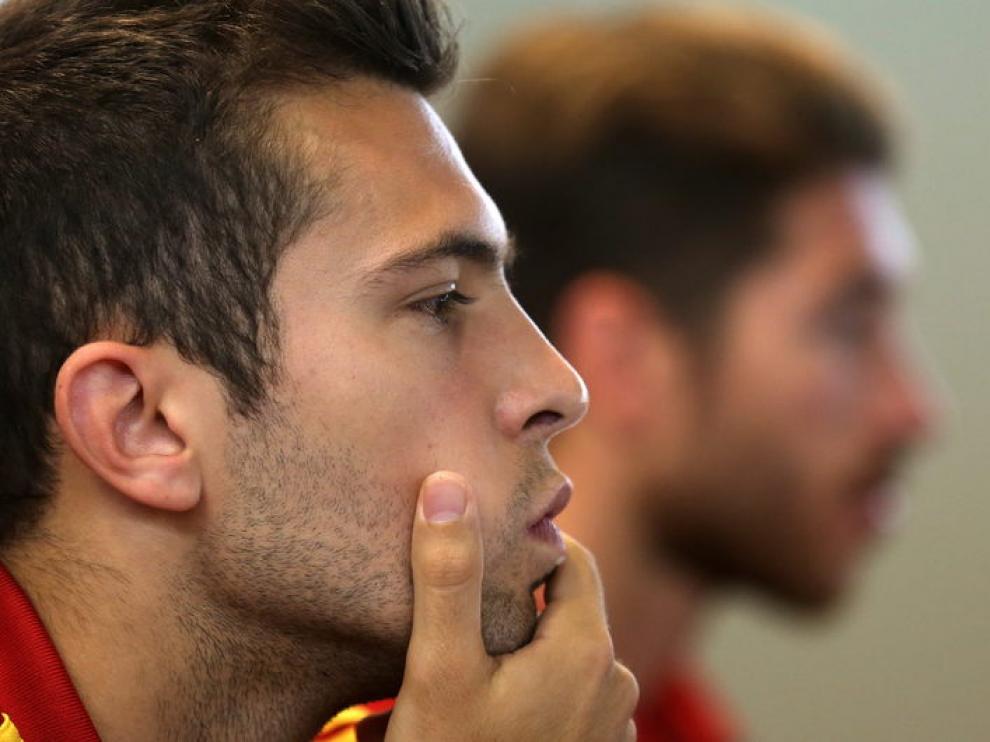 Comparecencia de Jordi Alba