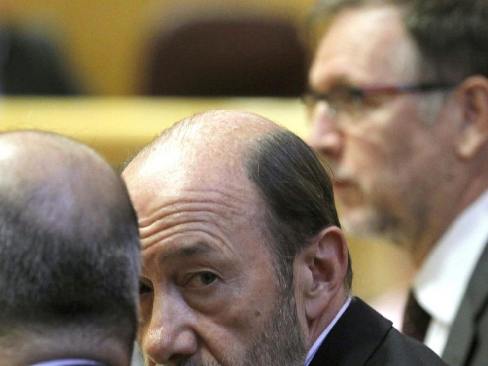 El secretario general del PSOE, Alfredo Pérez Rubalcaba