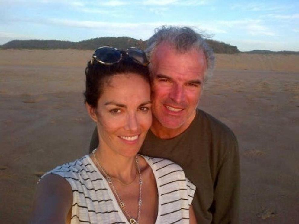 Adriana Abascal y su futuro marido Schreder