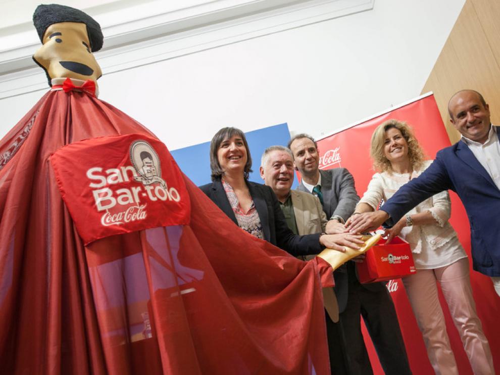 Presentación de la campaña San Bar-Tolo en el Ayuntamiento de Zaragoza.