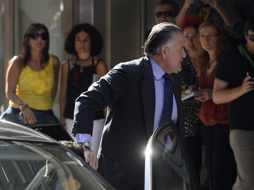 Luis Bárcenas llega a la Corte Nacional de Madrid