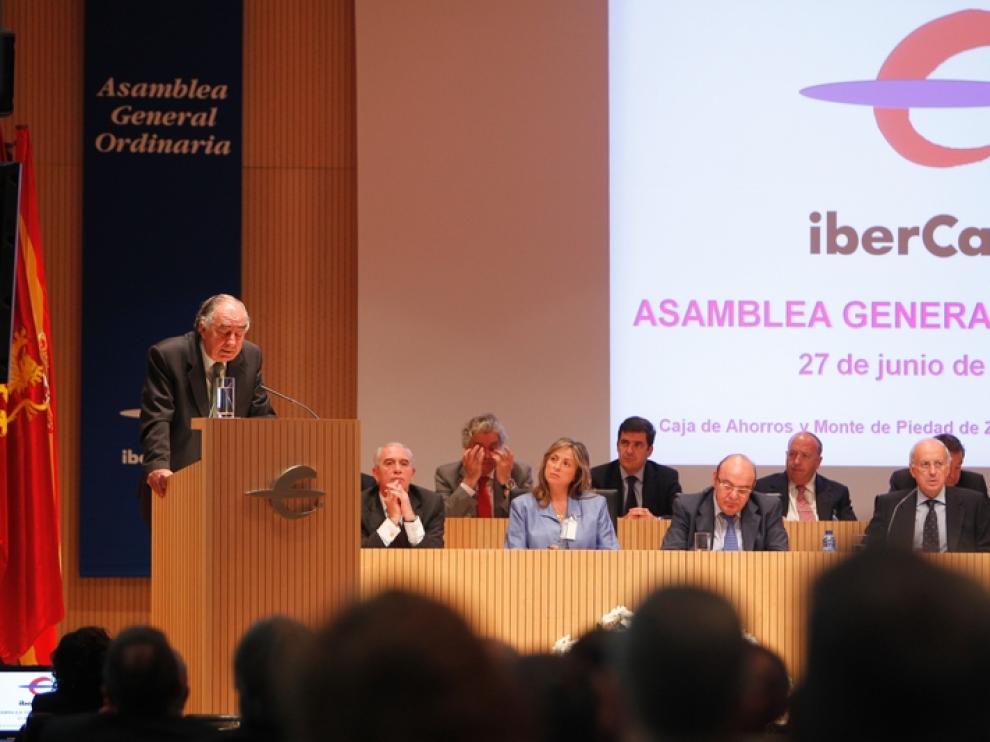 El presidente de Ibercaja, Amado Franco
