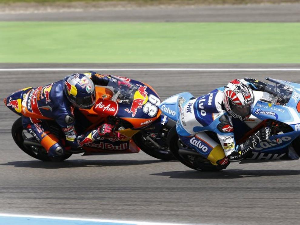 Salom, por delante de Viñuales, en el Gran Premio de Holanda