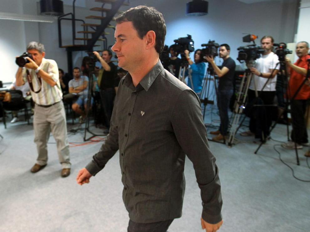 El presidente de Sortu, Hasier Arraiz