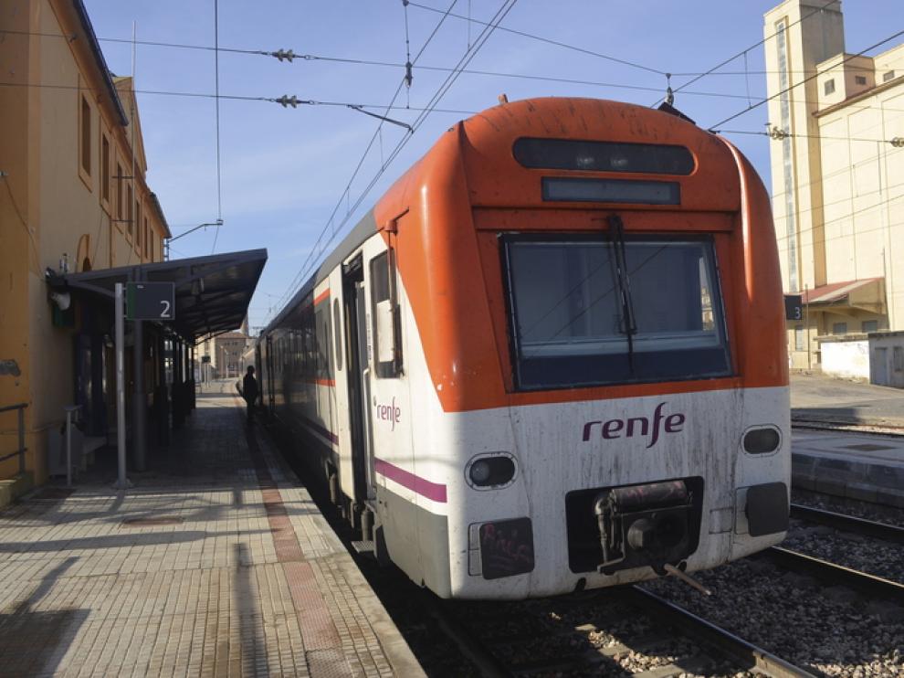 Tren regional en Aragón