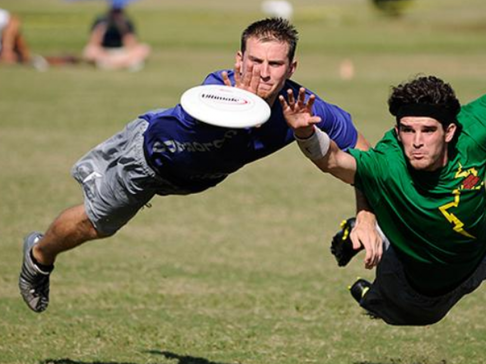 Miembros del equipo de Zaragoza de 'Ultimate Fresbee'