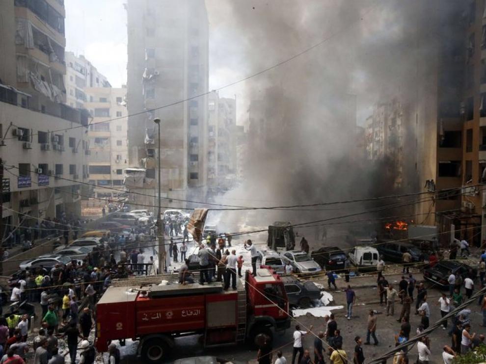 La explosión ha sacudido un barrio del sur de Beirut