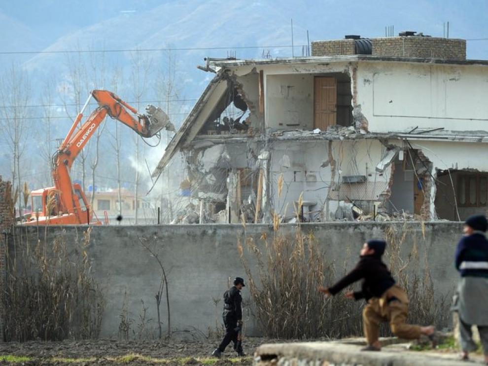 La casa de Bin Laden en Pakist&aacute;n fue demolida en febrero de 2012 para que no se convirtiera en un s&iacute;mbolo