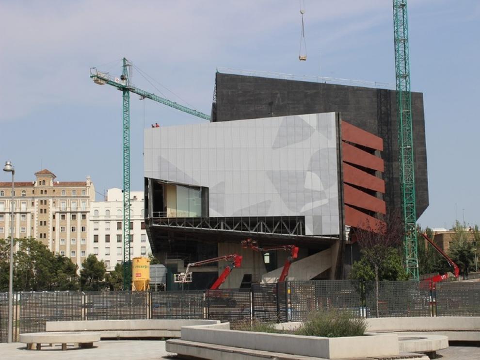 Obras del Caixaforum de Zaragoza