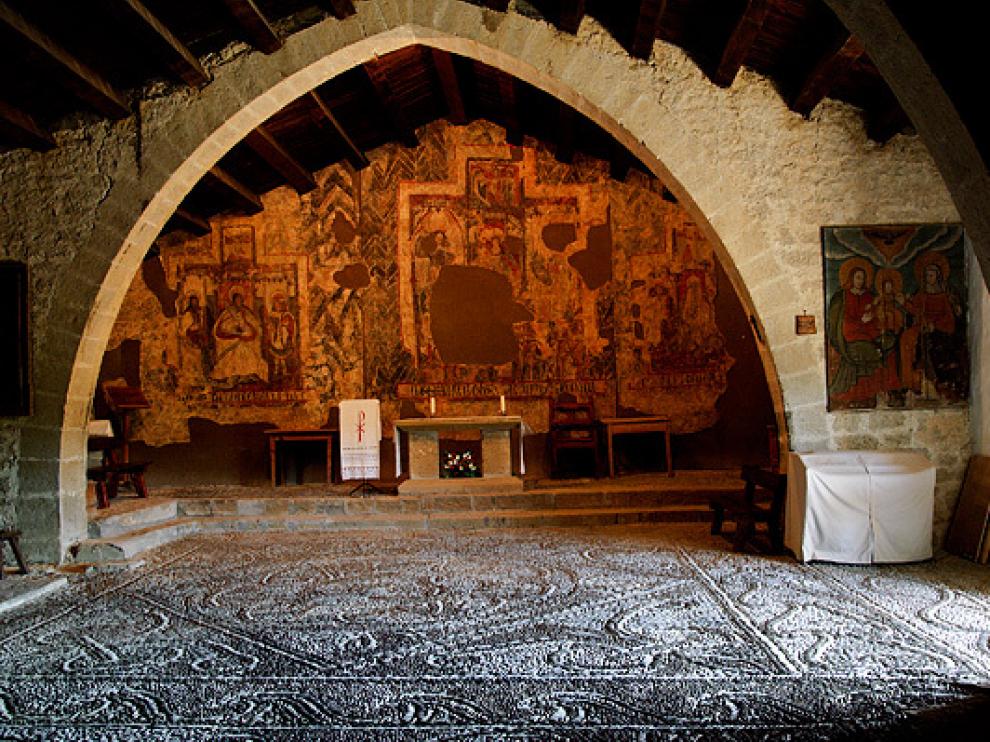 Ermita de la Virgen de la Liena, en Murillo de Gállego