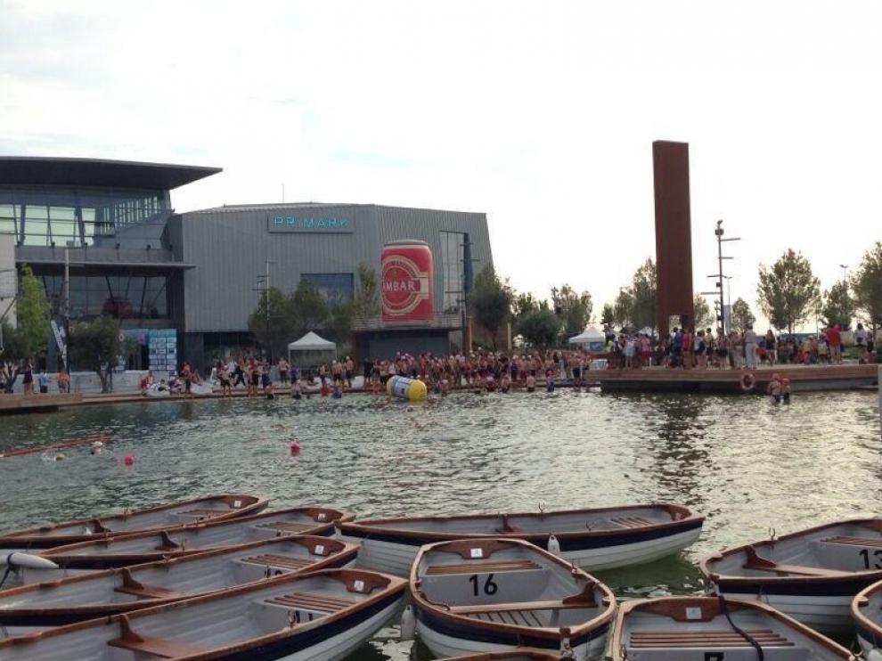 El triatlón, esta mañana en Puerto Venecia