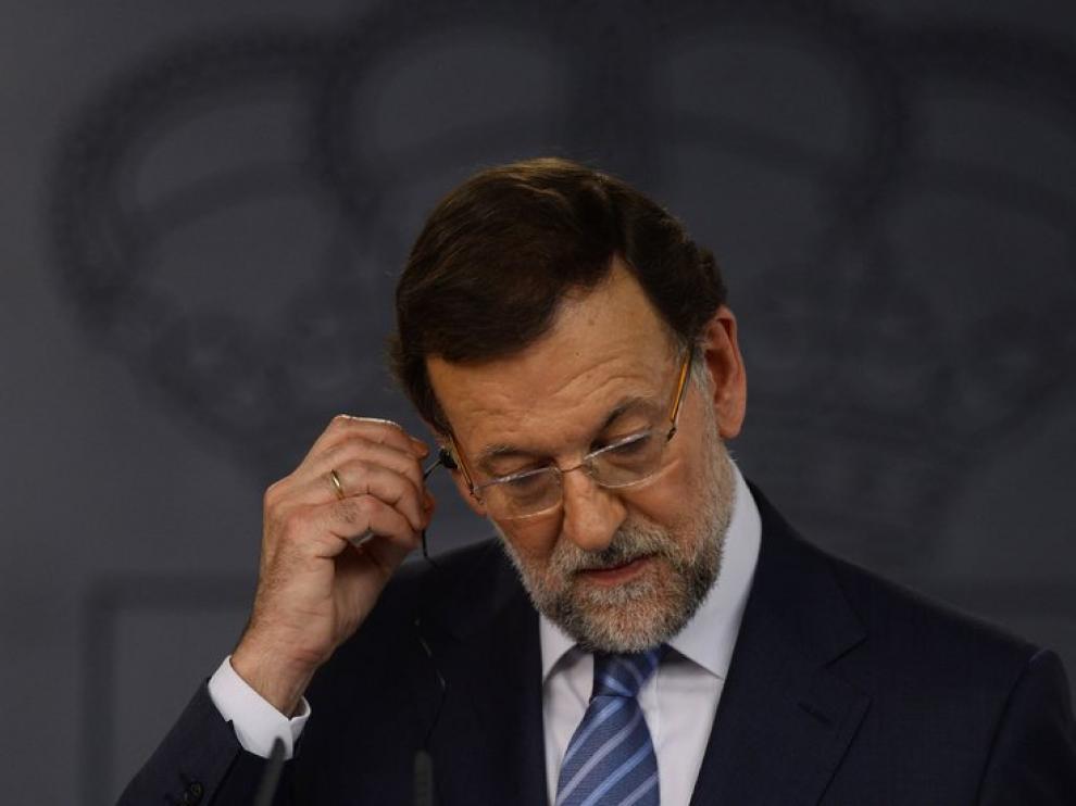 Mariano Rajoy en una imagen de este lunes