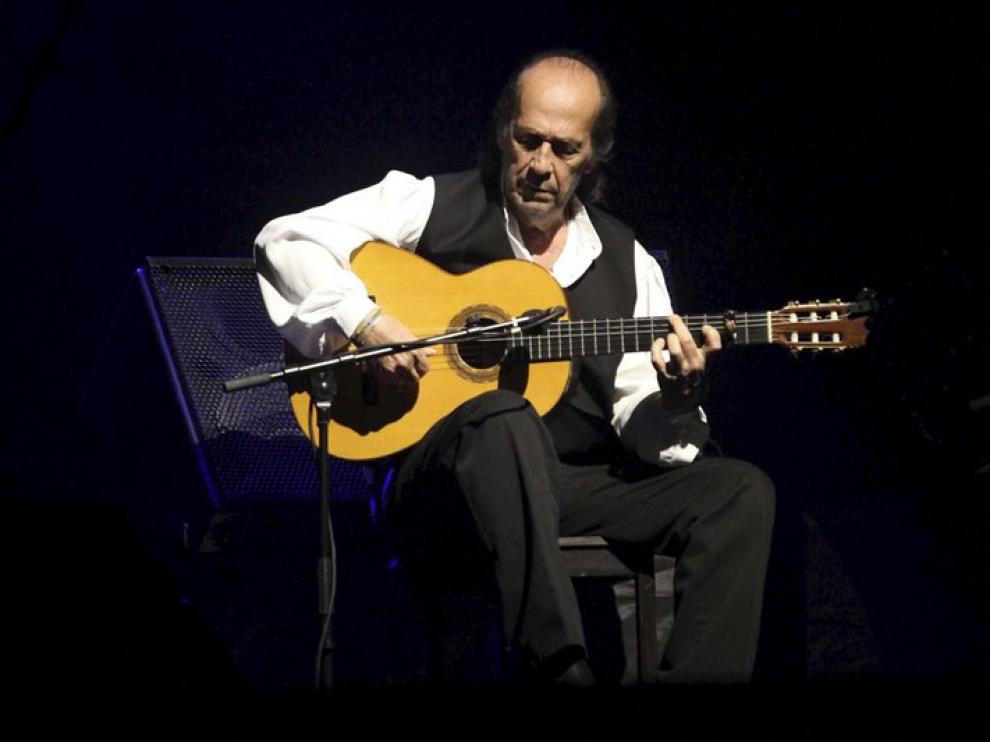 Paco de Lucía en su concierto en Pirineos Sur