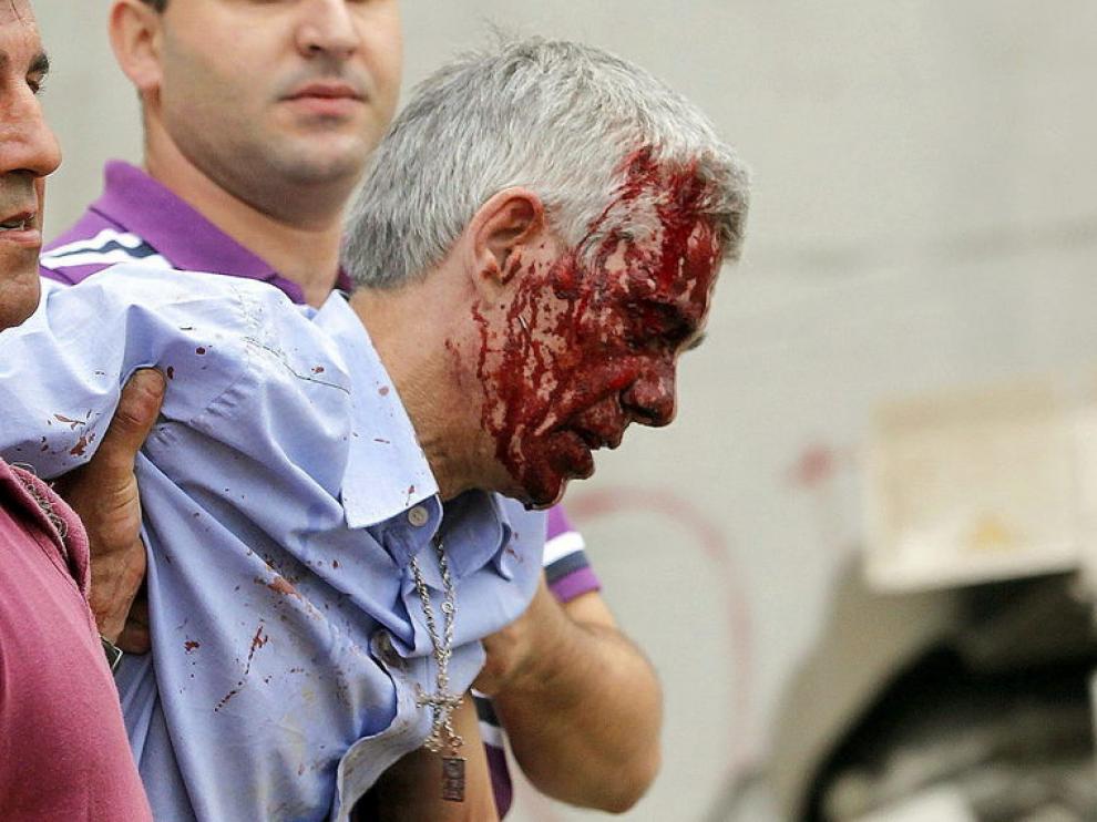 El maquinista Francisco José G.A. tras el accidente