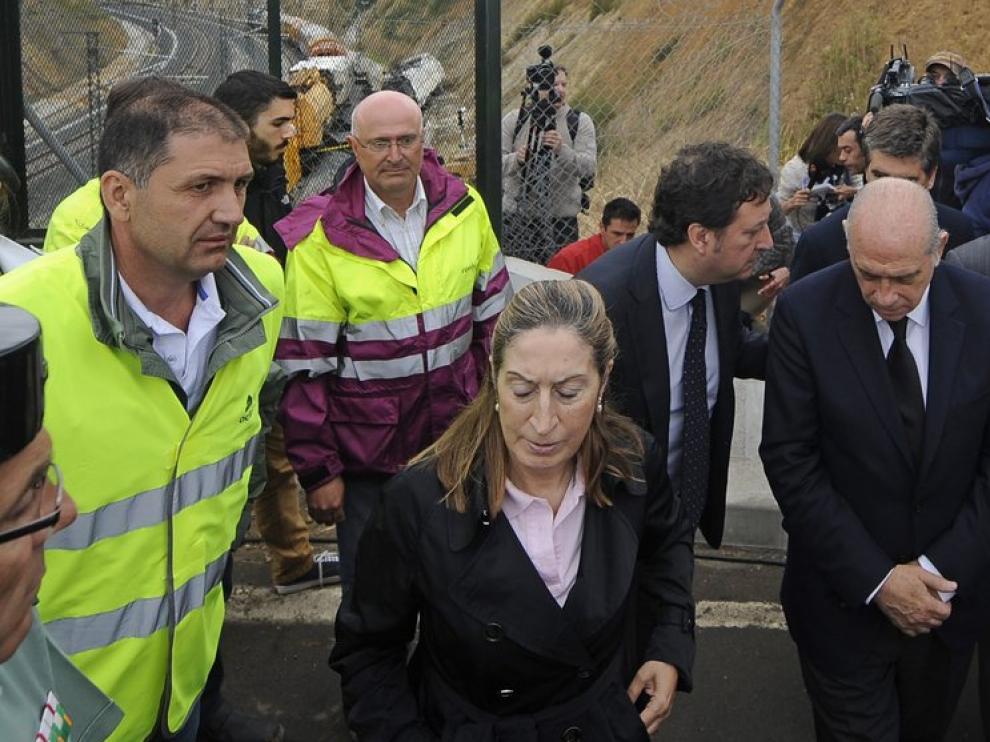 Ana Pastor ha vuelto a la zona del accidente este sábado