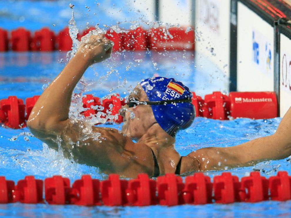 La nadadora española Melani Costa