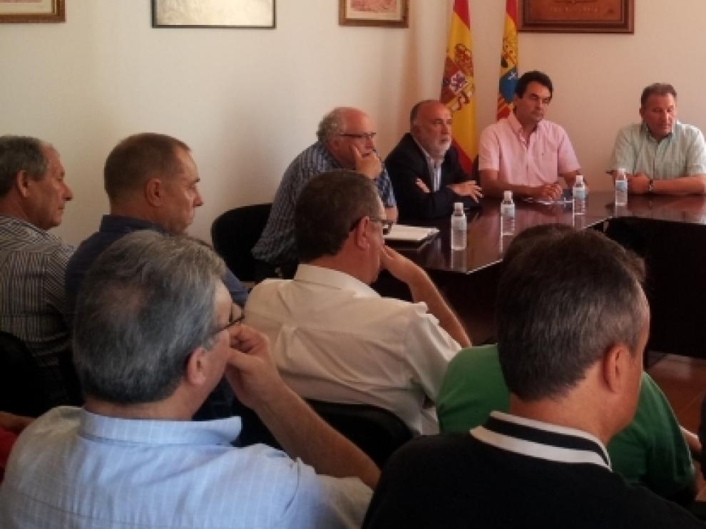José Luis Saz se reunió con alcaldes de la zona afectada para evaluar los daños
