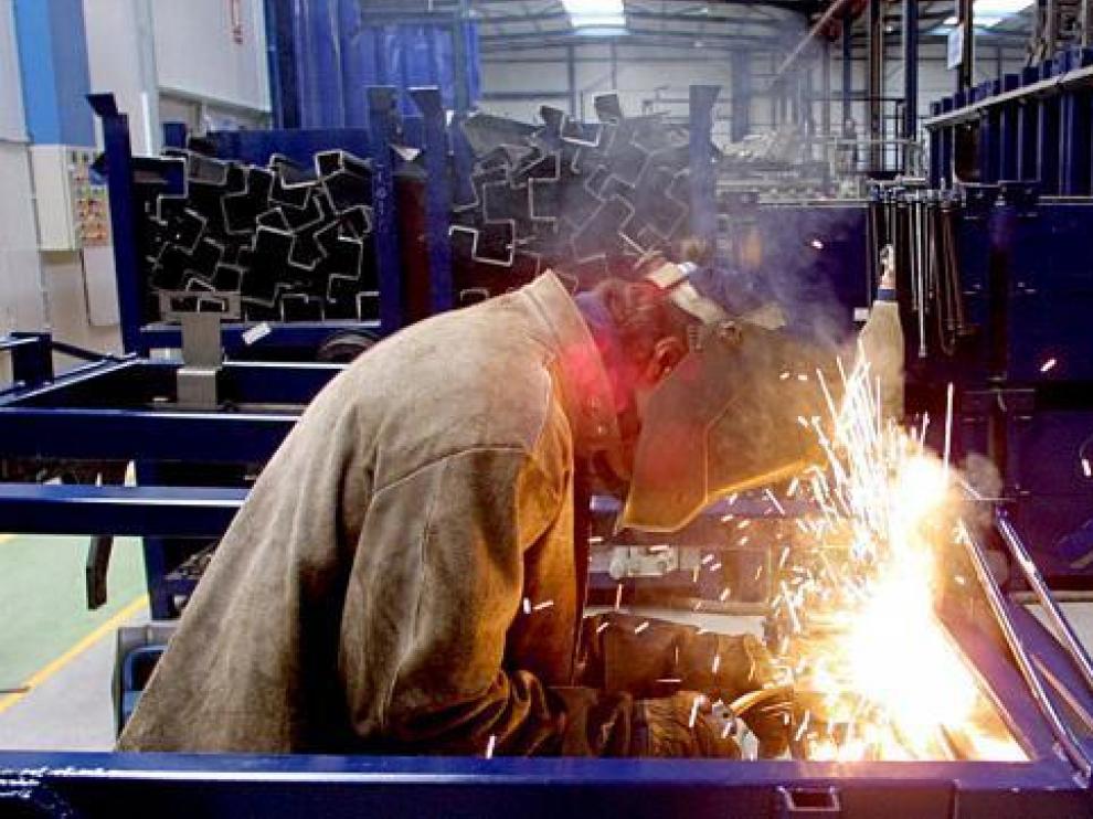 Un trabajador del metal en Aragón