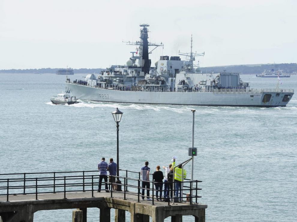 La fragata HMS Westminster llegará al Peñón a finales de mes.