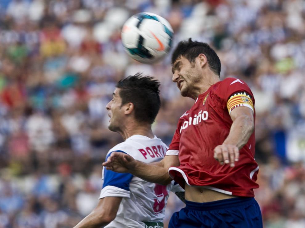 Partido disputado este fin de semana entre el Hércules y el Real Zaragoza